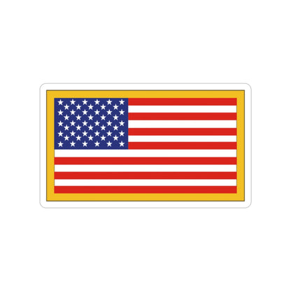 United States Flag (U.S. Army) Transparent STICKER Die-Cut Vinyl Decal-2 Inch-The Sticker Space