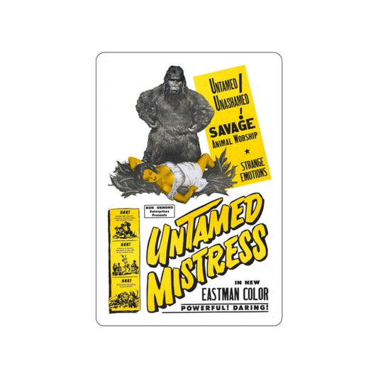 UNTAMED MISTRESS 1956 Movie Poster STICKER Vinyl Die-Cut Decal-White-The Sticker Space
