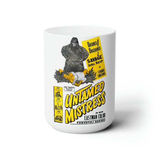 UNTAMED MISTRESS 1956 Movie Poster - White Coffee Cup 15oz-15oz-The Sticker Space
