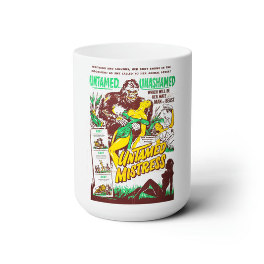 UNTAMED MISTRESS (2) 1956 Movie Poster - White Coffee Cup 15oz-15oz-The Sticker Space