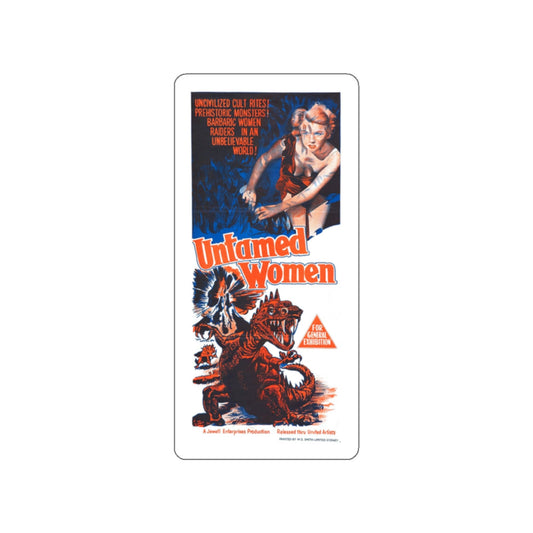 UNTAMED WOMEN (2) 1952 Movie Poster STICKER Vinyl Die-Cut Decal-White-The Sticker Space