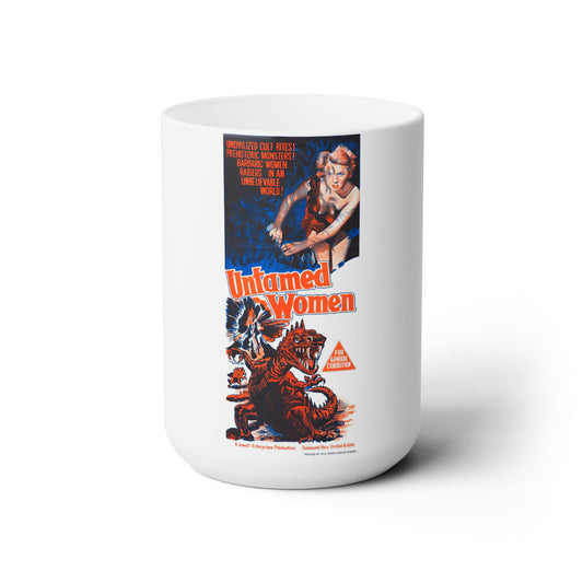 UNTAMED WOMEN (2) 1952 Movie Poster - White Coffee Cup 15oz-15oz-The Sticker Space