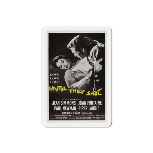 Until They Sail 1957 Movie Poster Die-Cut Magnet-2 Inch-The Sticker Space