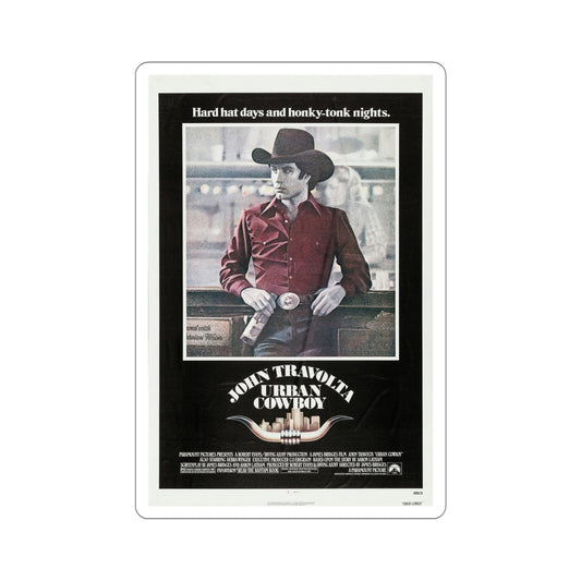 Urban Cowboy 1980 Movie Poster STICKER Vinyl Die-Cut Decal-6 Inch-The Sticker Space