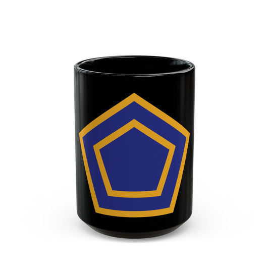 US 55th Infantry Division (U.S. Army) Black Coffee Mug-15oz-The Sticker Space