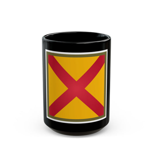 US 63rd Cavalry Division (U.S. Army) Black Coffee Mug-15oz-The Sticker Space