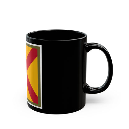 US 63rd Cavalry Division (U.S. Army) Black Coffee Mug-The Sticker Space