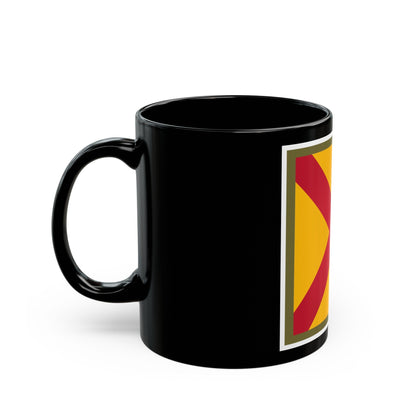 US 63rd Cavalry Division (U.S. Army) Black Coffee Mug-The Sticker Space