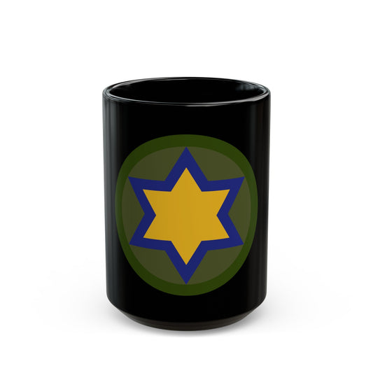 US 66th Cavalry Division (U.S. Army) Black Coffee Mug-15oz-The Sticker Space