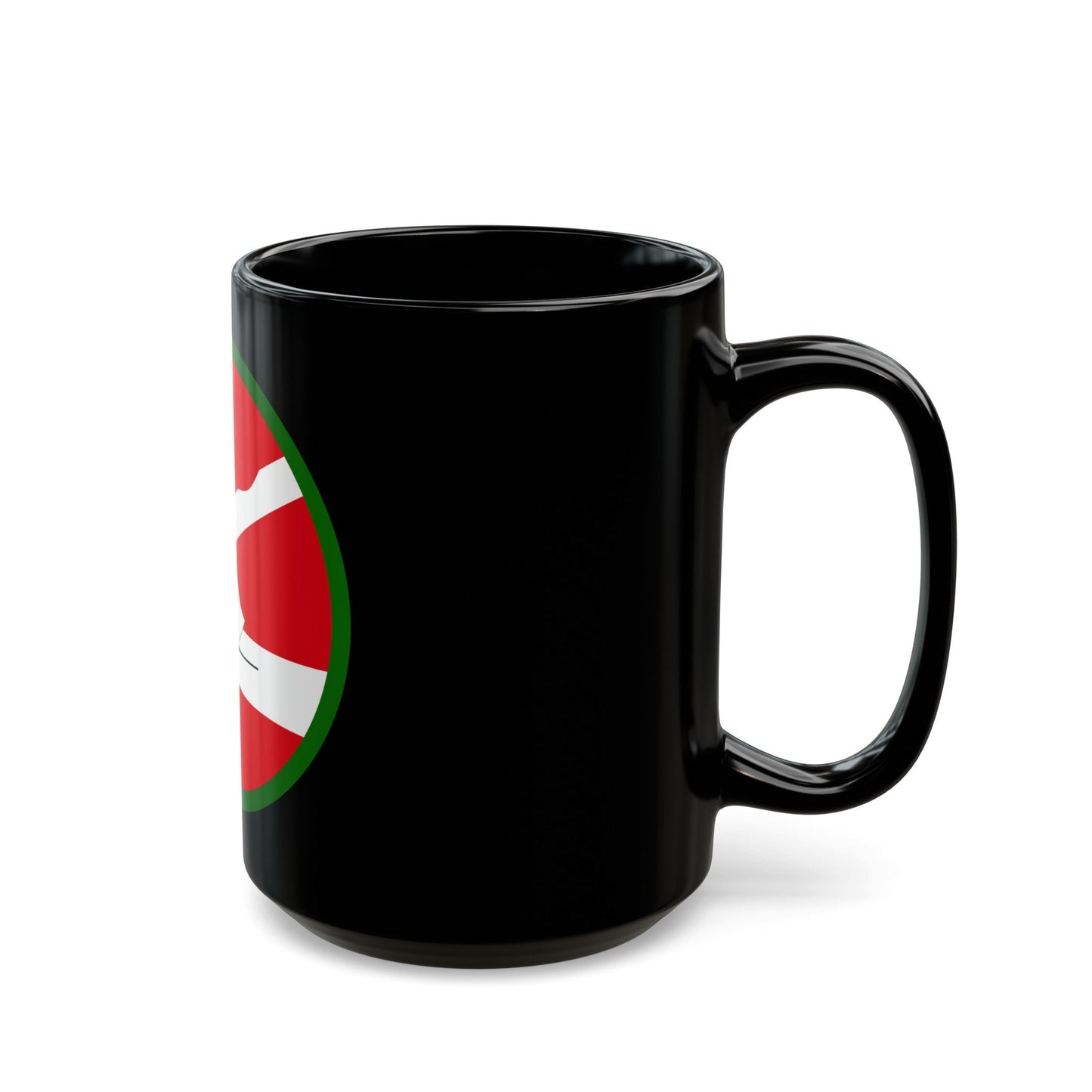 US 84th Infantry Division (U.S. Army) Black Coffee Mug-The Sticker Space