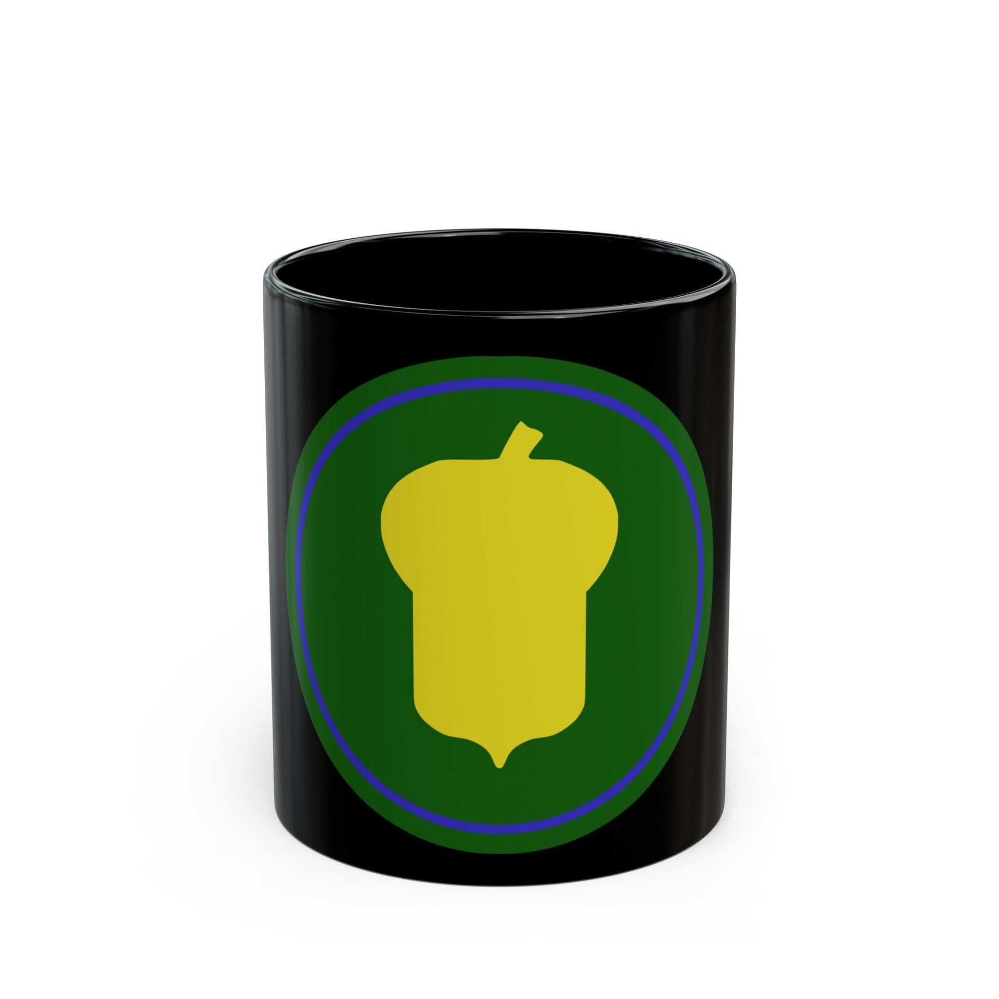 US 87th Infantry Division (U.S. Army) Black Coffee Mug-11oz-The Sticker Space