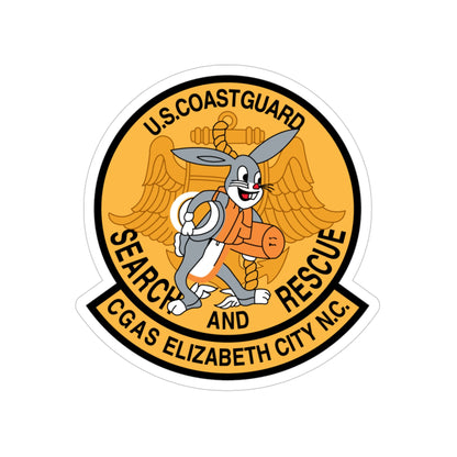 US Coast Guard Search And Rescue (U.S. Coast Guard) Transparent STICKER Die-Cut Vinyl Decal-4 Inch-The Sticker Space