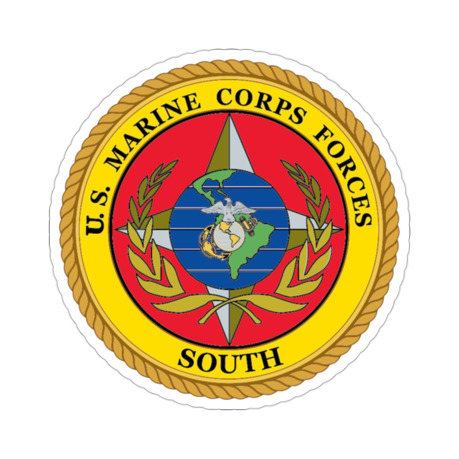 US Marine Corp Forces South (USMC) STICKER Vinyl Die-Cut Decal-2 Inch-The Sticker Space