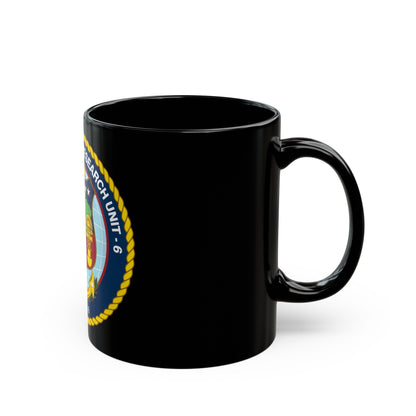 US NAMRU 6 (U.S. Navy) Black Coffee Mug-The Sticker Space