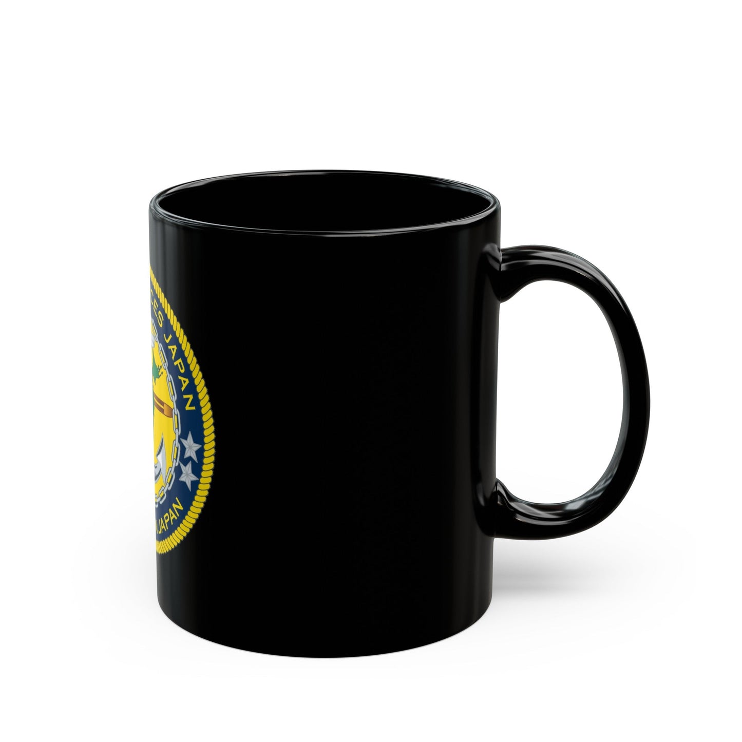 US Naval Forces Region Japan (U.S. Navy) Black Coffee Mug-The Sticker Space