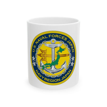 US Naval Forces Region Japan (U.S. Navy) White Coffee Mug-11oz-The Sticker Space