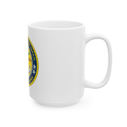 US Naval Forces Region Japan (U.S. Navy) White Coffee Mug-The Sticker Space