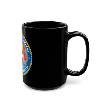 US Naval Hospital Rota Spain (U.S. Navy) Black Coffee Mug-The Sticker Space