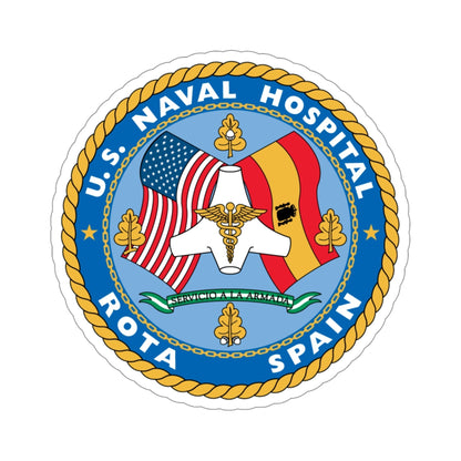 US Naval Hospital Rota Spain (U.S. Navy) STICKER Vinyl Die-Cut Decal-4 Inch-The Sticker Space