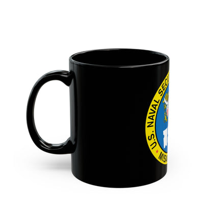 US Naval Security Group Activity Misawa Japan (U.S. Navy) Black Coffee Mug-The Sticker Space