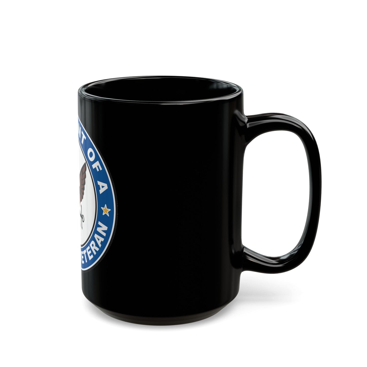 US Navy Veteran Proud Aunt (U.S. Navy) Black Coffee Mug-The Sticker Space