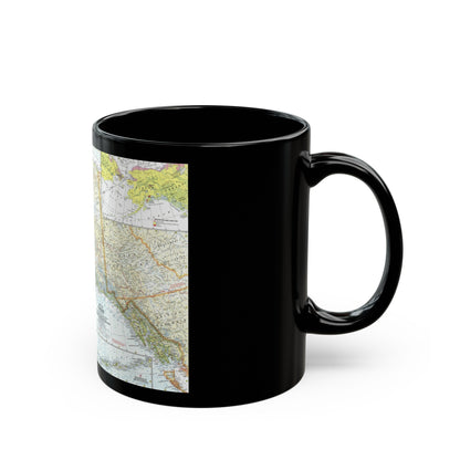 USA - Alaska (1959) (Map) Black Coffee Mug-The Sticker Space