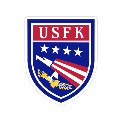USAE United States Forces Korea (U.S. Army) Transparent STICKER Die-Cut Vinyl Decal-2 Inch-The Sticker Space
