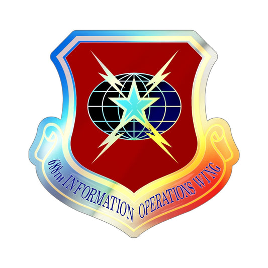 USAF 688th Information Operations Wing (U.S. Air Force) Holographic STICKER Die-Cut Vinyl Decal-6 Inch-The Sticker Space