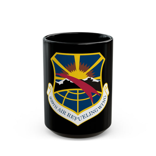 USAF 939th Air Refueling Wing (U.S. Air Force) Black Coffee Mug-15oz-The Sticker Space