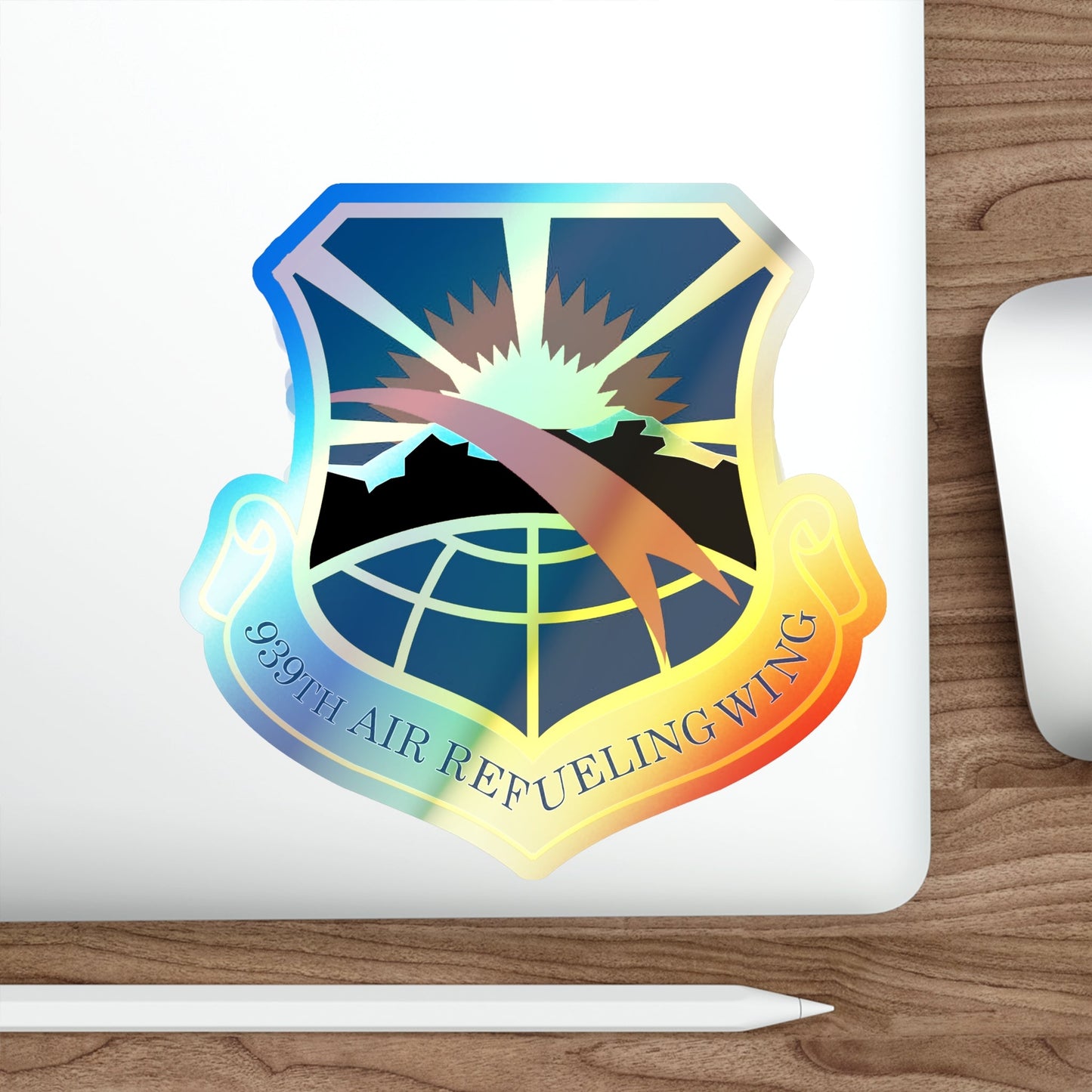 USAF 939th Air Refueling Wing (U.S. Air Force) Holographic STICKER Die-Cut Vinyl Decal-The Sticker Space