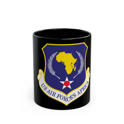 USAF Africa (U.S. Air Force) Black Coffee Mug-11oz-The Sticker Space