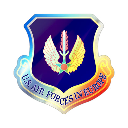 USAF in Europe (U.S. Air Force) Holographic STICKER Die-Cut Vinyl Decal-2 Inch-The Sticker Space