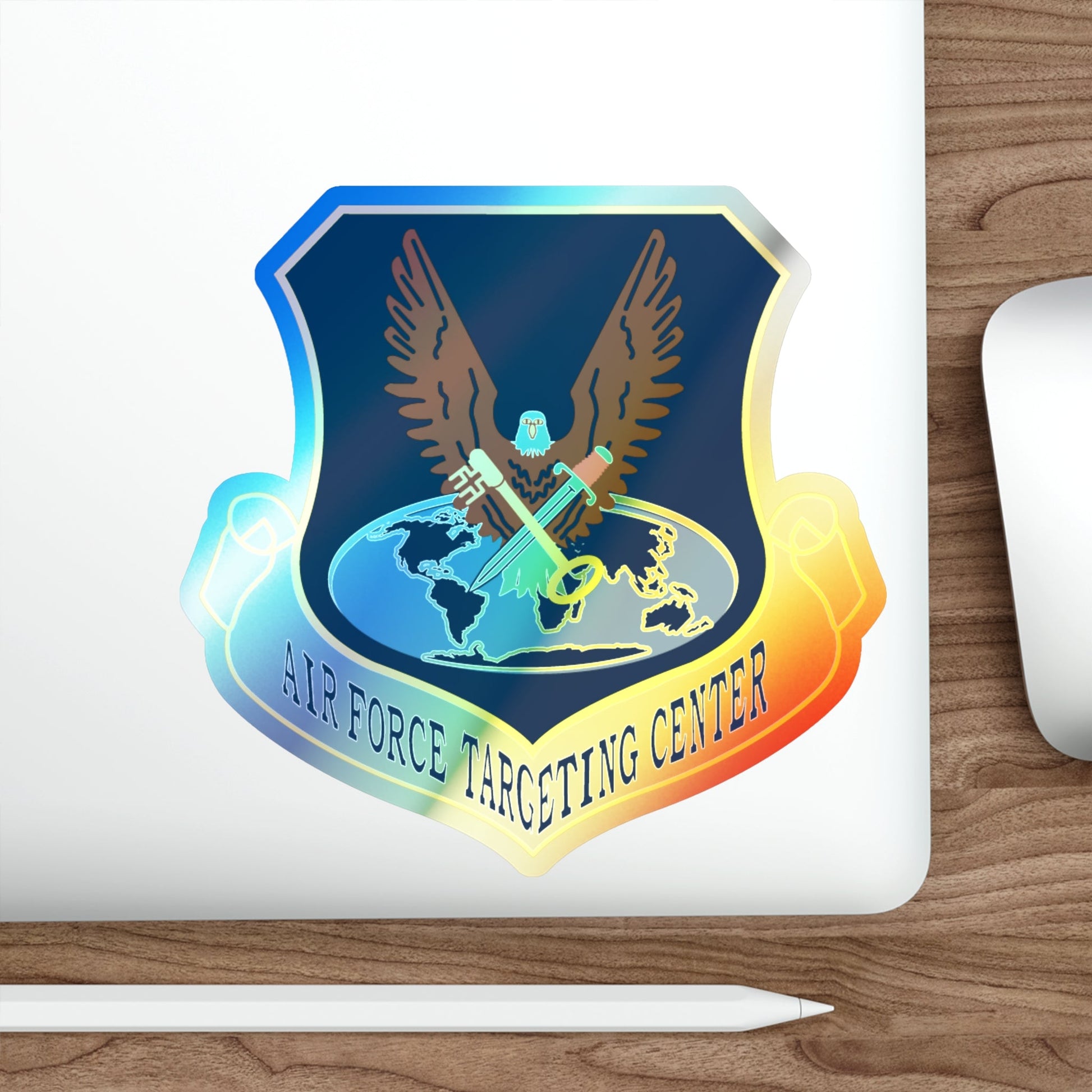 USAF Targeting Center Eagles (U.S. Air Force) Holographic STICKER Die-Cut Vinyl Decal-The Sticker Space