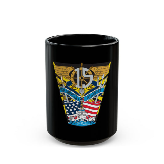 USCG Academy Audet (U.S. Coast Guard) Black Coffee Mug-15oz-The Sticker Space