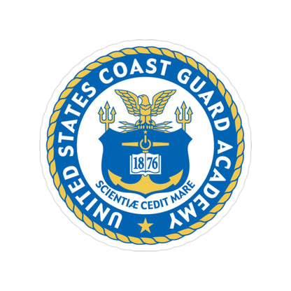 USCG Academy (U.S. Coast Guard) Transparent STICKER Die-Cut Vinyl Decal-2 Inch-The Sticker Space