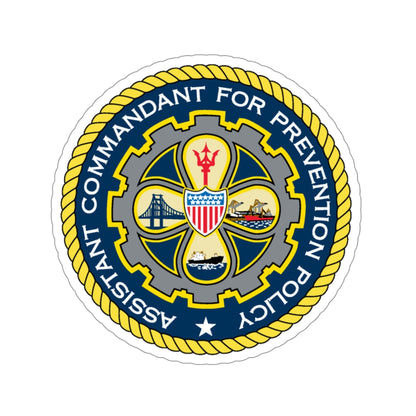 USCG Assistant Commandant for Prevention Policy (U.S. Coast Guard) STICKER Vinyl Die-Cut Decal-4 Inch-The Sticker Space