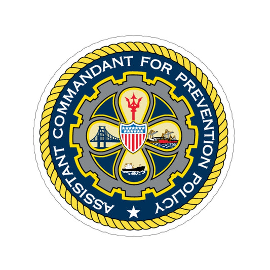 USCG Assistant Commandant for Prevention Policy (U.S. Coast Guard) STICKER Vinyl Die-Cut Decal-6 Inch-The Sticker Space