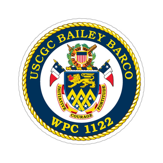 USCG Bailey Barco WPC 1122 (U.S. Coast Guard) STICKER Vinyl Die-Cut Decal-6 Inch-The Sticker Space