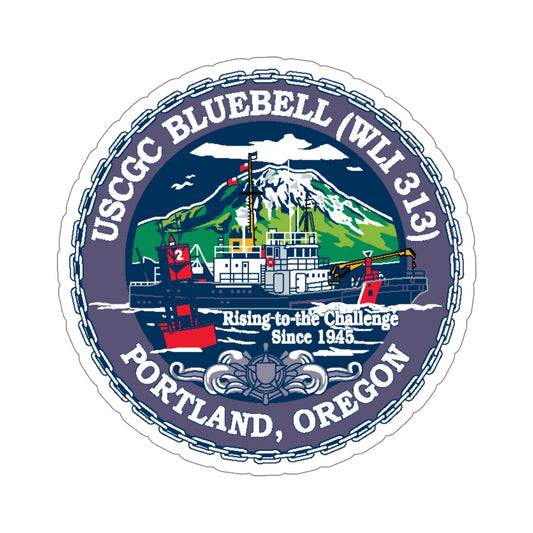 USCG Bluebell WLI 313 Portland Oregon (U.S. Coast Guard) STICKER Vinyl Die-Cut Decal-6 Inch-The Sticker Space