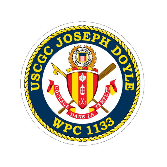 USCG C JOSEPH DOYLE W PC 1133 (U.S. Coast Guard) STICKER Vinyl Die-Cut Decal-6 Inch-The Sticker Space