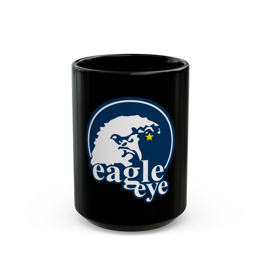 USCG Eagle Eye (U.S. Coast Guard) Black Coffee Mug-15oz-The Sticker Space