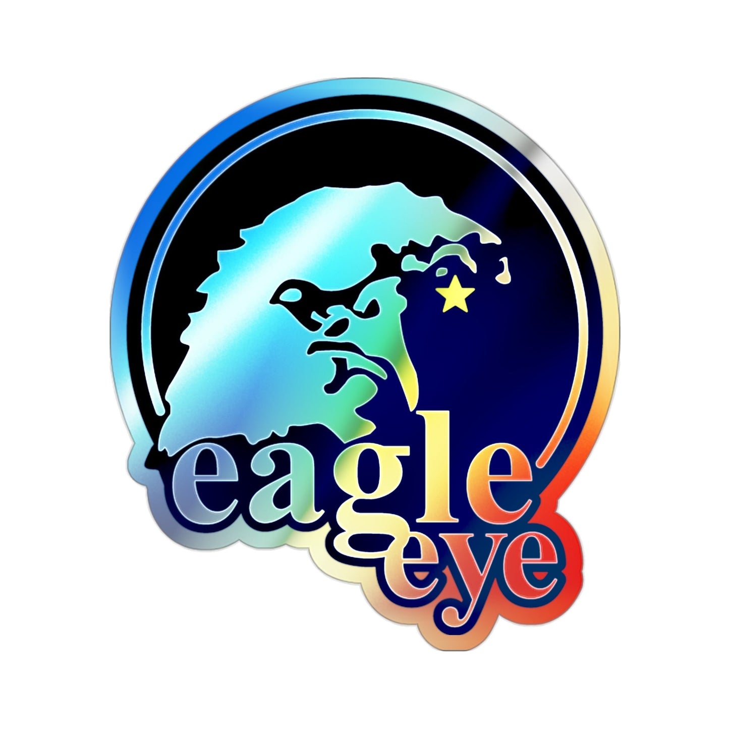 USCG Eagle Eye (U.S. Coast Guard) Holographic STICKER Die-Cut Vinyl Decal-2 Inch-The Sticker Space