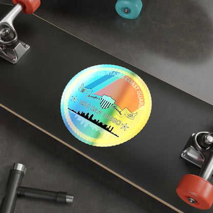 USCG ESD San Diego (U.S. Coast Guard) Holographic STICKER Die-Cut Vinyl Decal-The Sticker Space
