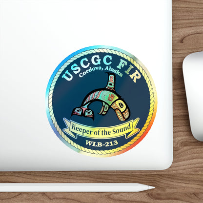 USCG FIR WLB 213 (U.S. Coast Guard) Holographic STICKER Die-Cut Vinyl Decal-The Sticker Space
