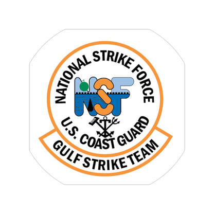 USCG Gulf Strike Team NSF (U.S. Coast Guard) Transparent STICKER Die-Cut Vinyl Decal-4 Inch-The Sticker Space