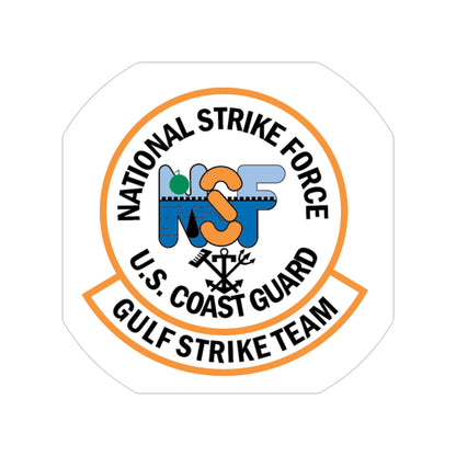 USCG Gulf Strike Team NSF (U.S. Coast Guard) Transparent STICKER Die-Cut Vinyl Decal-6 Inch-The Sticker Space