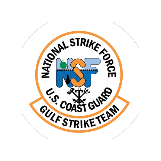 USCG Gulf Strike Team NSF (U.S. Coast Guard) Transparent STICKER Die-Cut Vinyl Decal-6 Inch-The Sticker Space