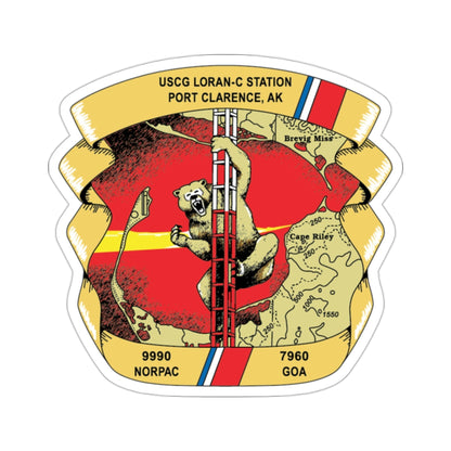 USCG Loran C Station Port Clarence AK (U.S. Coast Guard) STICKER Vinyl Die-Cut Decal-2 Inch-The Sticker Space