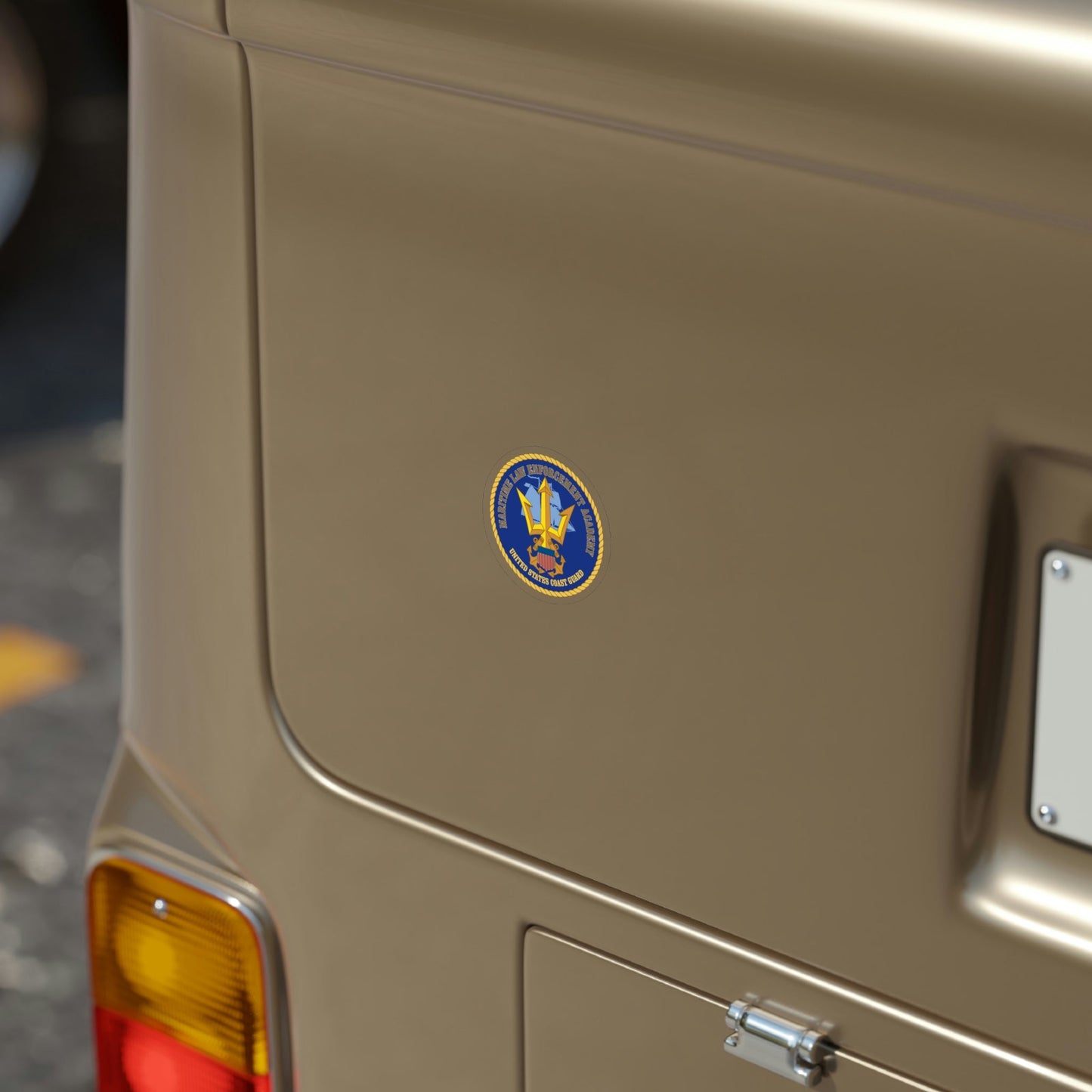 USCG Maritime Law Enforcement Academy (U.S. Coast Guard) Transparent STICKER Die-Cut Vinyl Decal-The Sticker Space