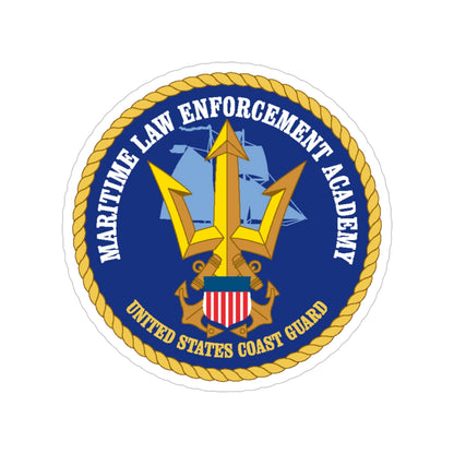 USCG Maritime Law Enforcement Academy (U.S. Coast Guard) Transparent STICKER Die-Cut Vinyl Decal-6 Inch-The Sticker Space